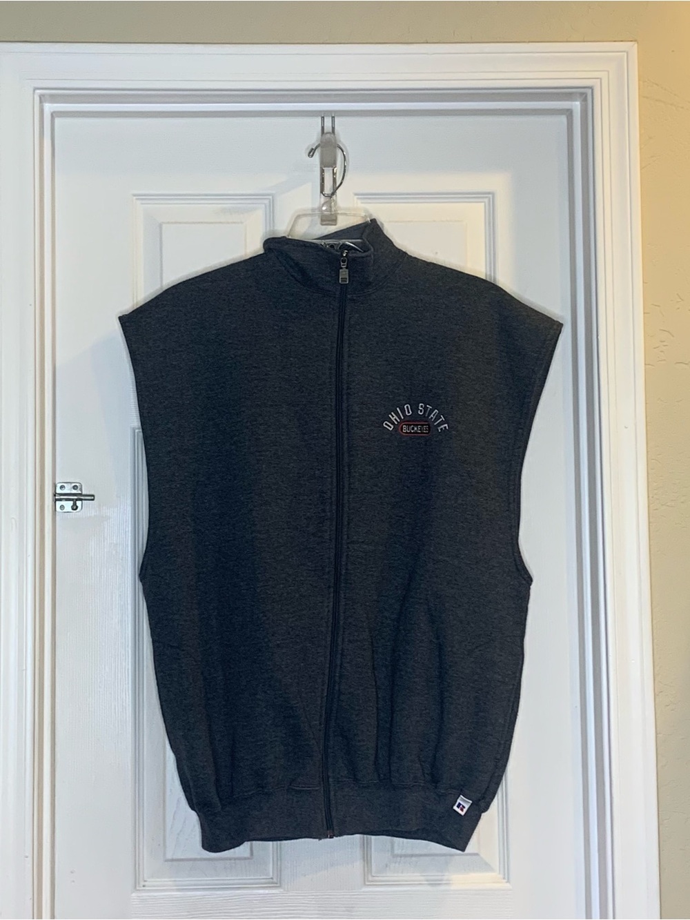 Ohio State Buckeyes Performance Vest Gray Size XXL